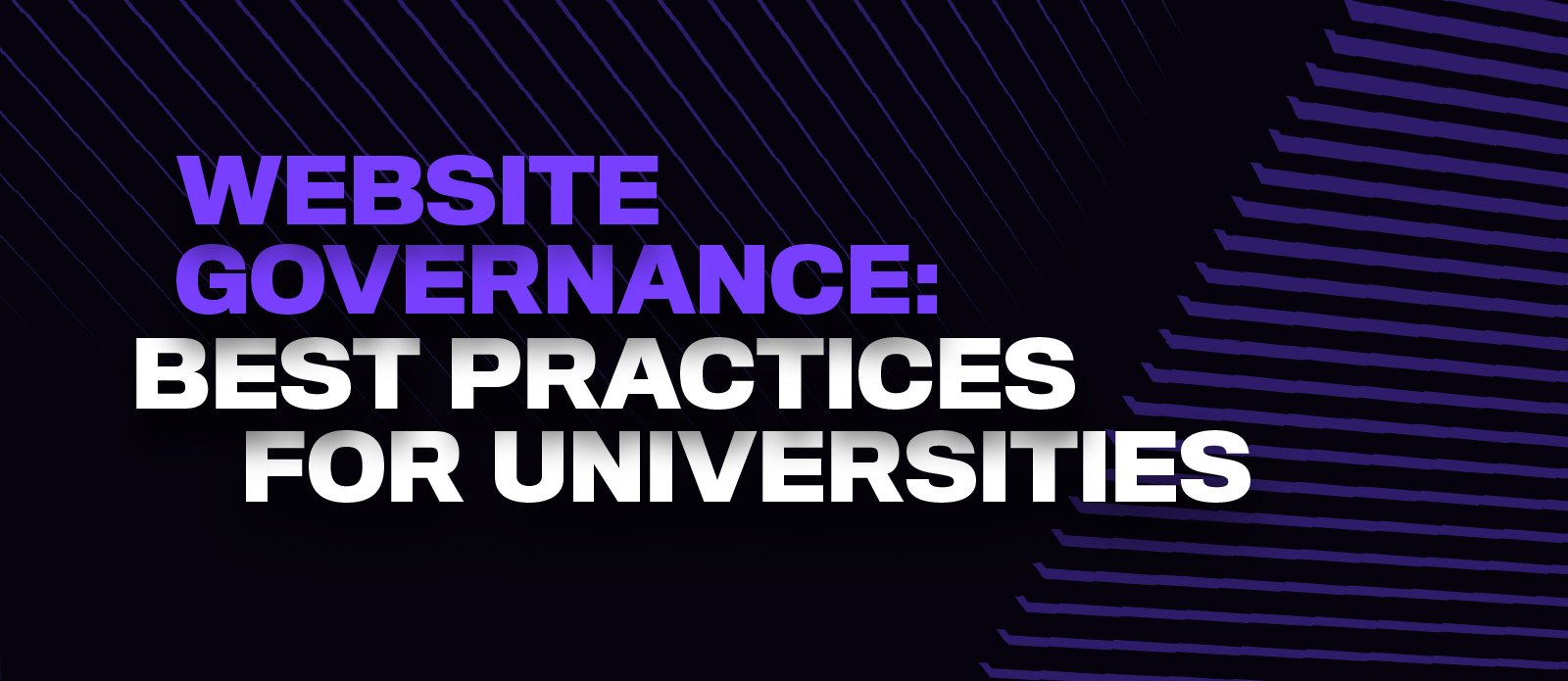 Website Governance: Best practices for universities