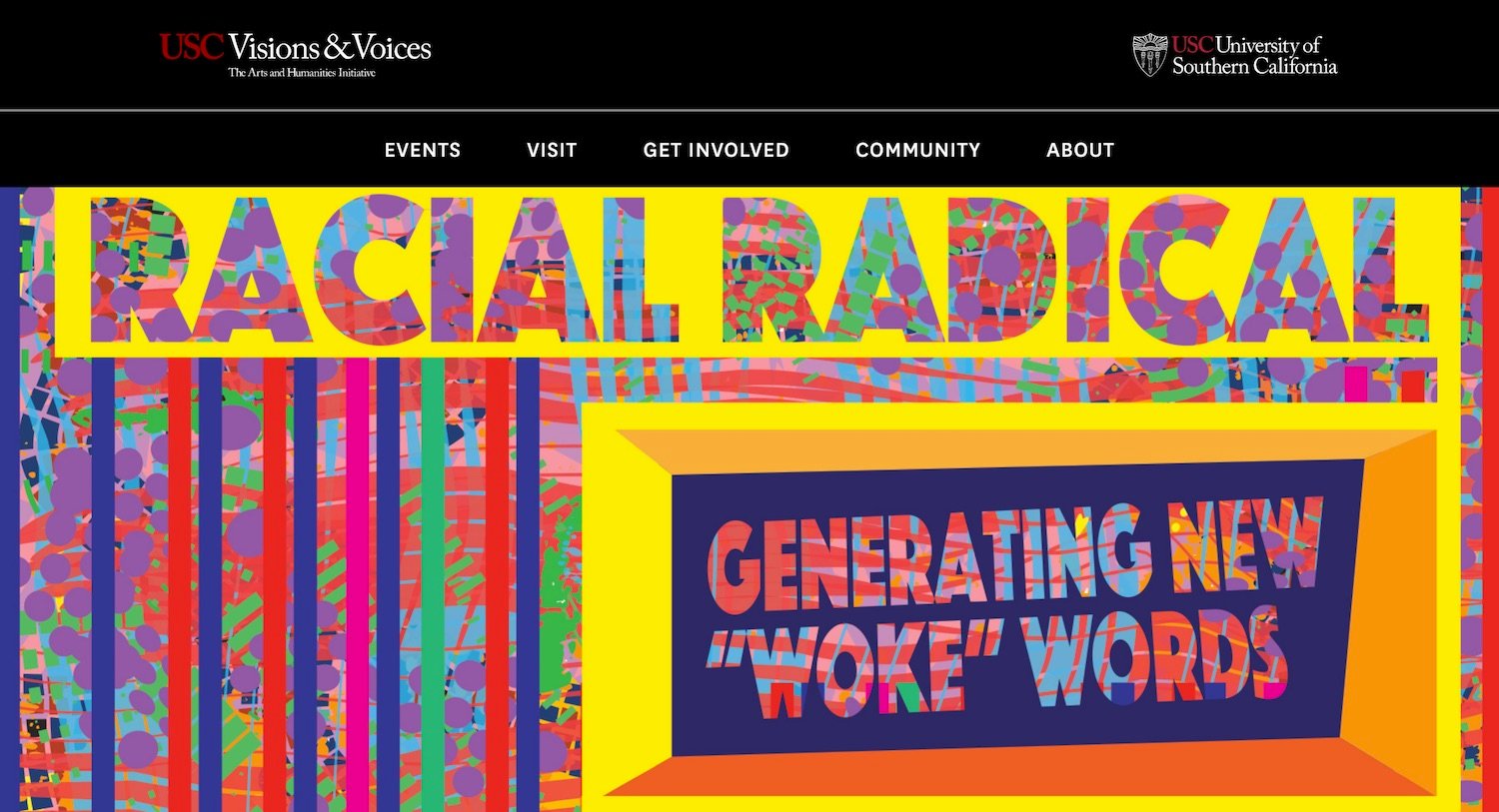 USC Visions & Voices Website - Higher Education Marketing Agency Los Angeles