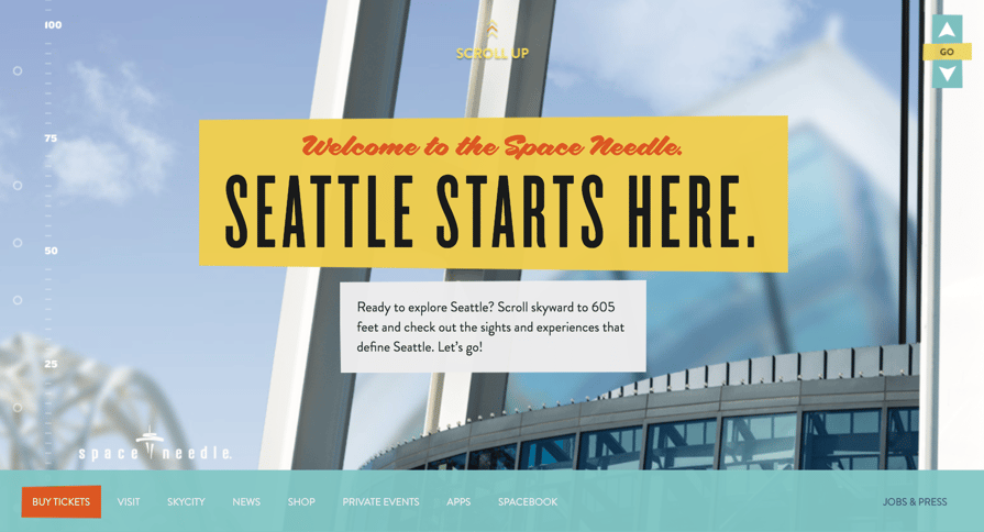Seattle Space Needle Homepage